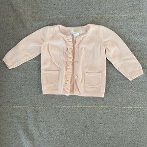 Bloomie’s Baby Pink Sweater Cardigan. Size 6 months (12-16 lbs).